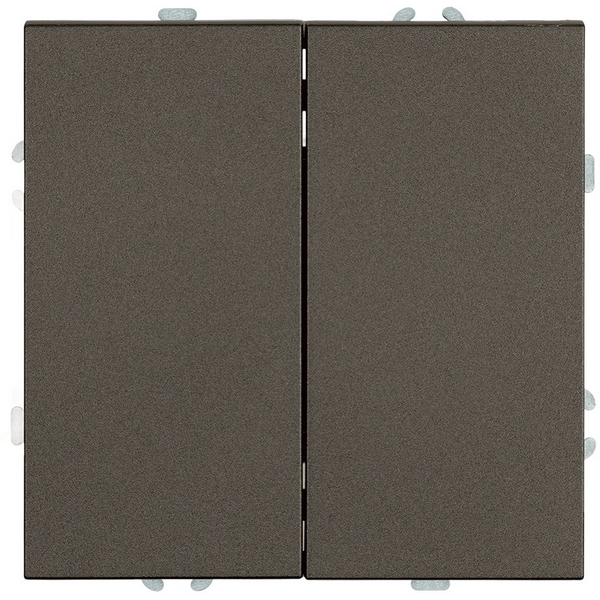 

Выключатель двухклавишный (антрацит, soft touch) Stekker Эмили 49918, Серый, Эмили 49918