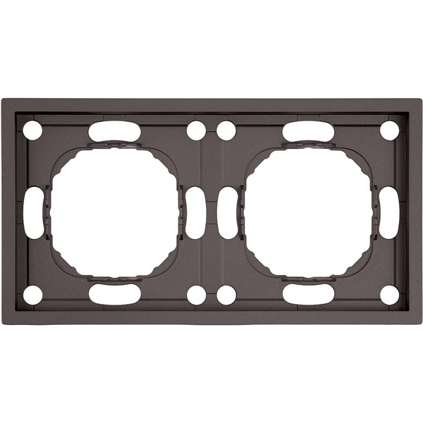 Изображение товара Рамка на 2 поста Stekker Эмили 49937 антрацит soft touch