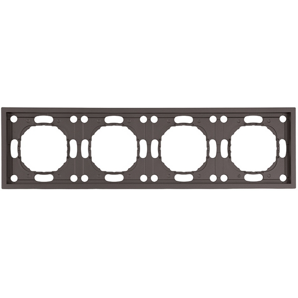 

Рамка на 4 поста (антрацит, soft touch) Stekker Эмили 49939, Серый, Эмили 49939