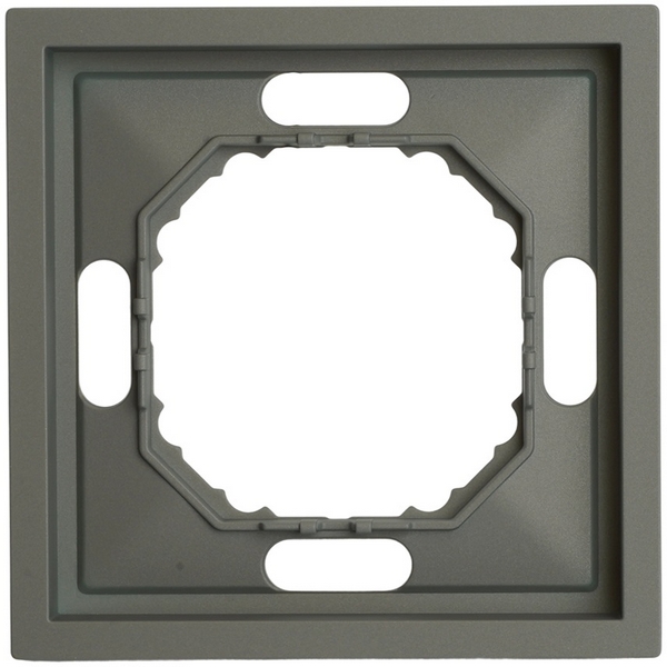 

Рамка на 1 пост (платиново-серый, soft touch) Stekker Эмили 49962, Эмили 49962