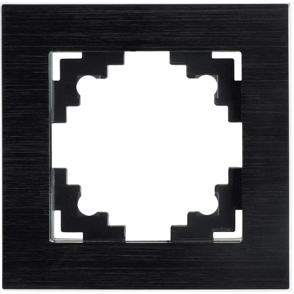 Изображение товара Рамка на 1 пост черного цвета Stekker Катрин 50012