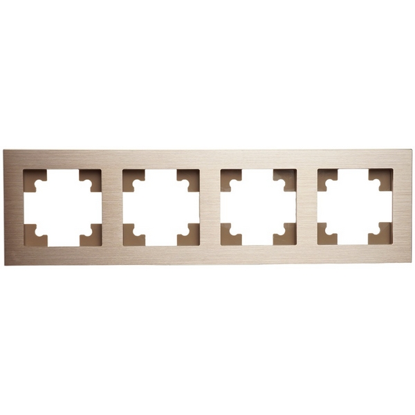 

Рамка на 4 поста (шампань) Stekker Катрин 50022, Катрин 50022