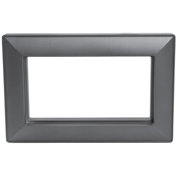 Изображение товара Рамка на 2 поста Stekker Катрин графит пластиковая стильная