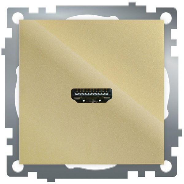 

Розетка HDMI (золото) Stekker Катрин 50060, Катрин 50060