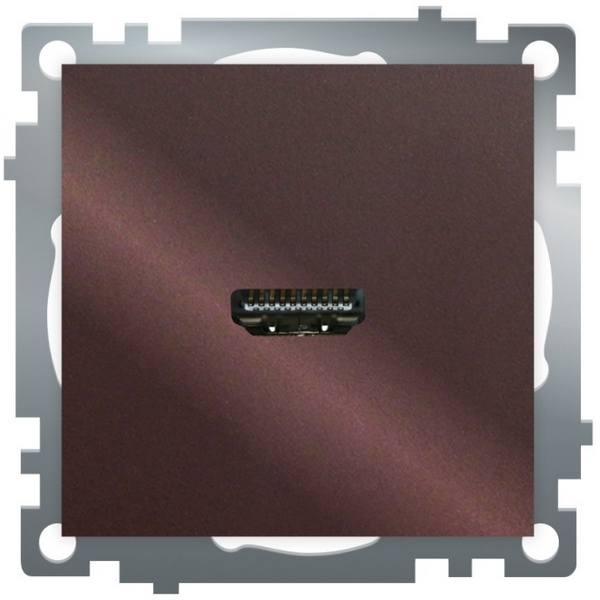 

Розетка HDMI (шоколад) Stekker Катрин 50064, Коричневый, Катрин 50064