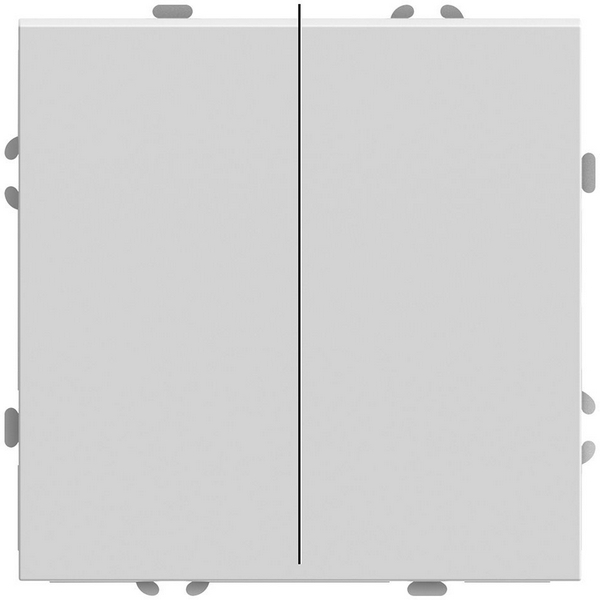 Изображение товара Переключатель Stekker Эмили 50162 двухклавишный перекрестный белый