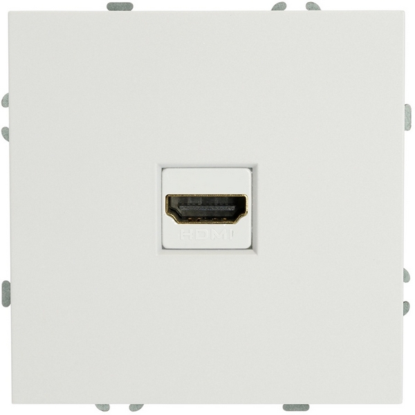 

Розетка HDMI (белый фарфор, soft touch) Stekker Эмили 50163, Эмили 50163