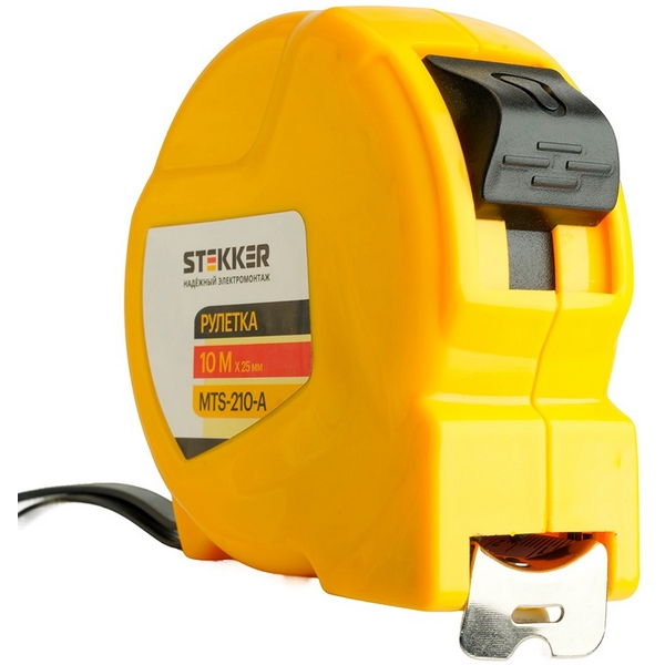 

Рулетка 10 м х 25 мм Stekker 50208, 50208