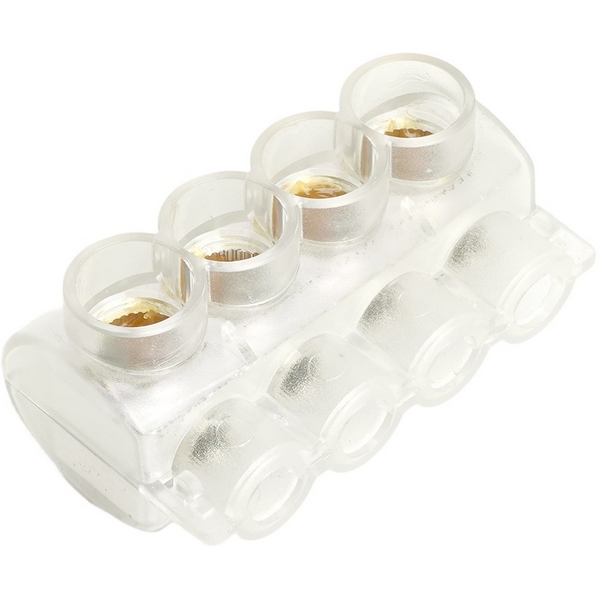 

Клемма 4-х контактная Stekker 50215, Прозрачный, 50215