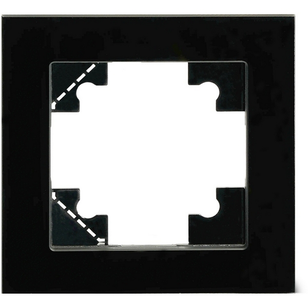 Изображение товара Рамка на 1 пост черная Stekker Катрин 50304 для фоторамок и декора