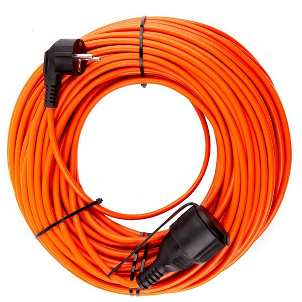 Изображение товара Удлинитель электромонтажный с заземлением 10 метров Stekker 50343 надежный и безопасный