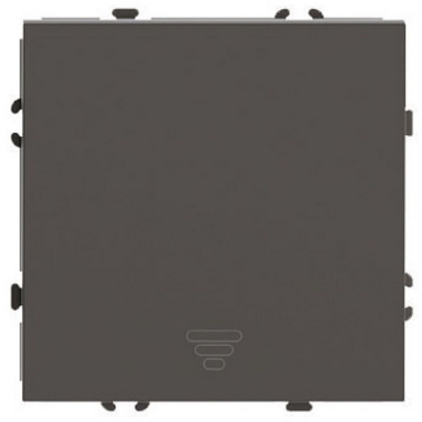 Изображение товара Выключатель одноклавишный самовозвратный Stekker Эмили 50366 антрацит soft touch