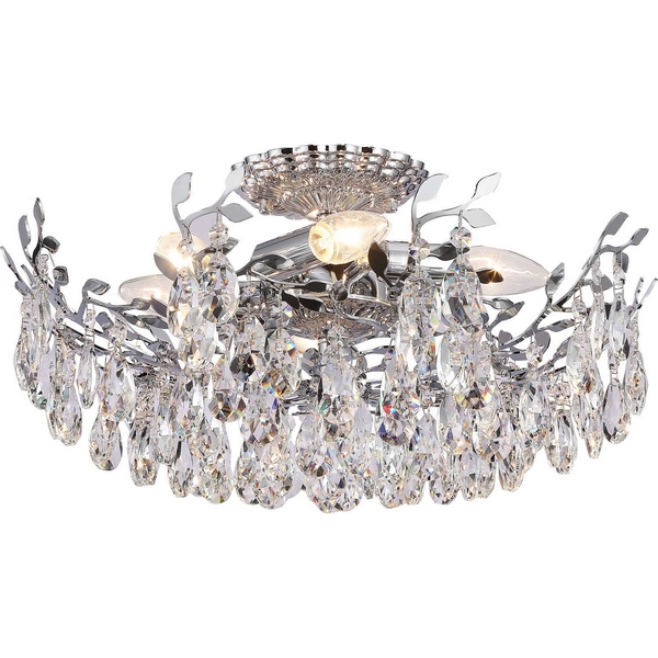 

Потолочная люстра хрустальная Stilfort Sofia 1031/09/06C листья, Хром, Sofia 1031/09/06C