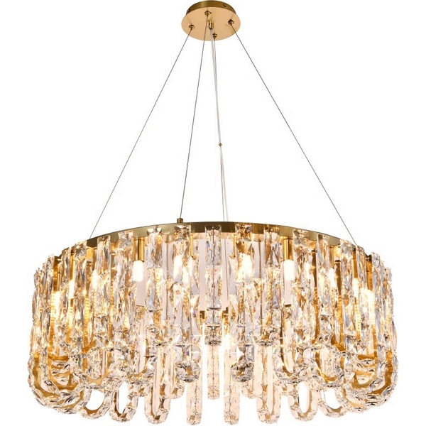 

Подвесная люстра хрустальная Stilfort Umiko 2 2195/05/22P, Прозрачный;бронза, Umiko 2 2195/05/22P