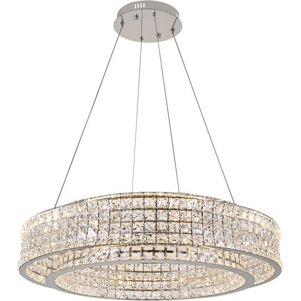 

Подвесной хрустальный светильник с пультом LED Stilfort Karnelli 4024/09/08P, Прозрачный, Karnelli 4024/09/08P