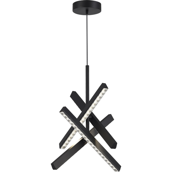 

Подвесной светильник ST Luce SL1018 SL1018.413.04 черный/прозрачный LED 4*43W 4000K, SL1018 SL1018.413.04