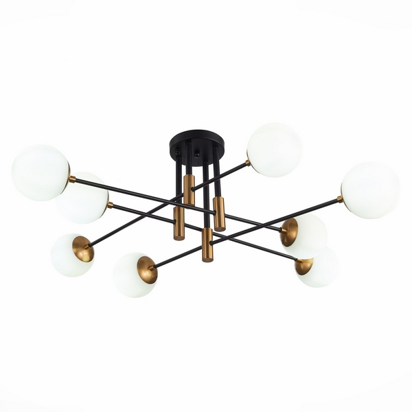 

Потолочная люстра ST Luce Limano SL1203.402.08, Бронза, Limano SL1203.402.08