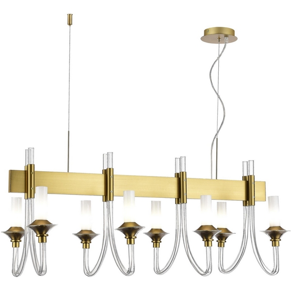 

Подвесная люстра ST Luce Vetrano SL1241.213.08 Золотистый/Белый E14 8*40W, Vetrano SL1241.213.08