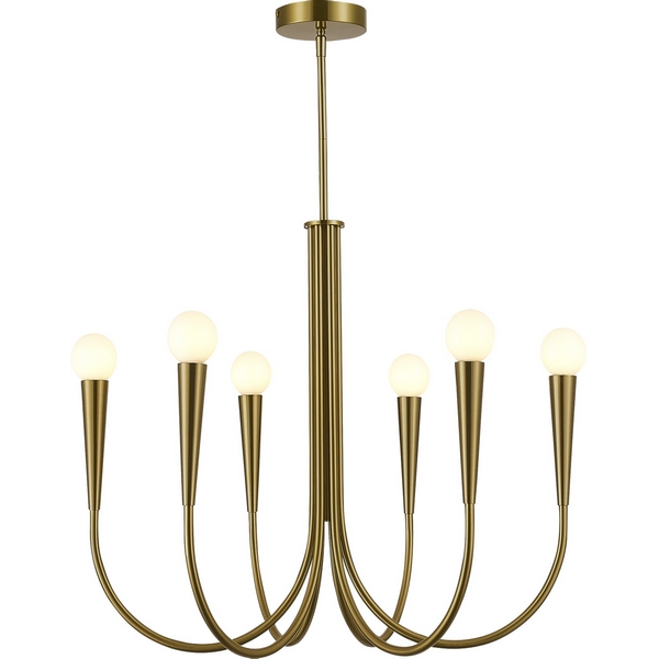 

Потолочная люстра на штанге ST Luce Dutchess SL1243.303.06 Латунь E14 6*60W, Dutchess SL1243.303.06