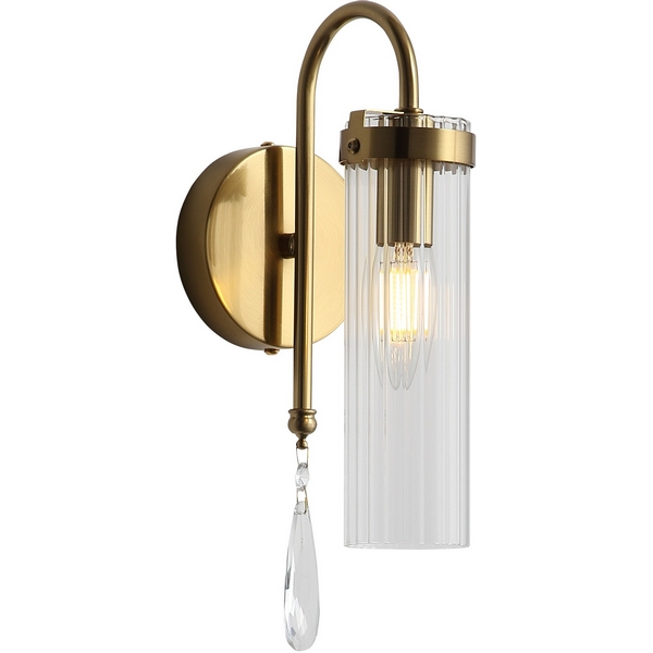Изображение товара Бра ST Luce Люминера SL1401.301.01 латунь/прозрачный E14*1 40W Изображение товара Бра ST Luce Люминера SL1401.301.01 латунь/прозрачный E14*1 40W