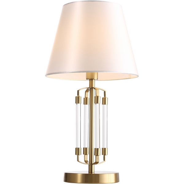 

Настольная лампа ST Luce SL1403.304.01 Опал Латунь/Прозрачный E27*1 40W ОПАЛ, Белый, Опал SL1403.304.01