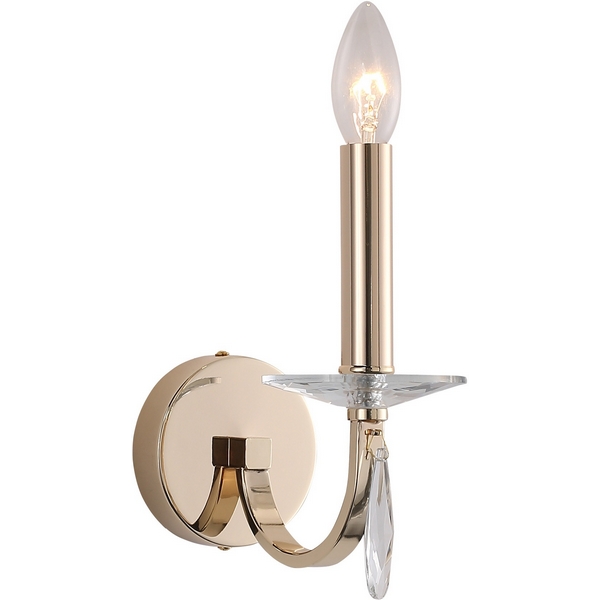 Изображение товара Бра ST Luce Элеганс SL1405.201.01 латунь/прозрачный E14*1 40W Изображение товара Бра ST Luce Элеганс SL1405.201.01 латунь/прозрачный E14*1 40W