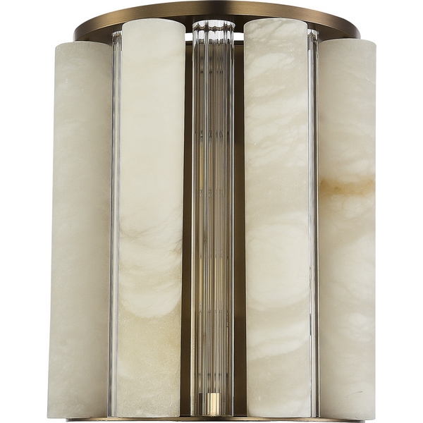 

Настенный светильник ST Luce Delight SL1516.301.02 Бронза, Прозрачный/Белый алебастр E14 2*40W, Delight SL1516.301.02