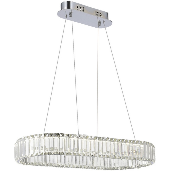 

Подвесной светильник ST Luce Tivoli SL1622.123.01 Хром/Прозрачный LED 1*60W, Tivoli SL1622.123.01