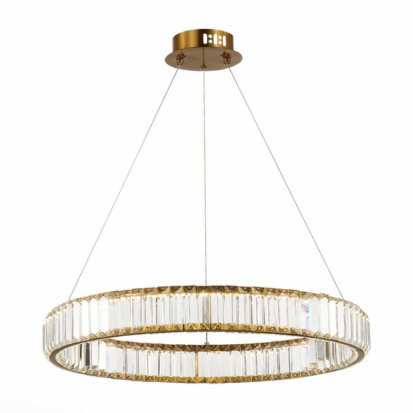 

Подвесная люстра хрустальная светодиодная ST Luce Tivoli SL1622.363.01 кольцо, Латунь, Tivoli SL1622.363.01