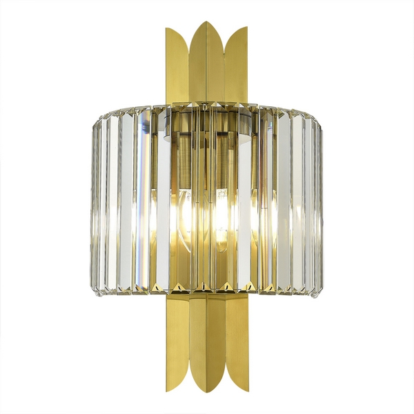 

Бра ST Luce Nari SL1635.301.02 Латунь/Прозрачный E14 2*40W, Nari SL1635.301.02
