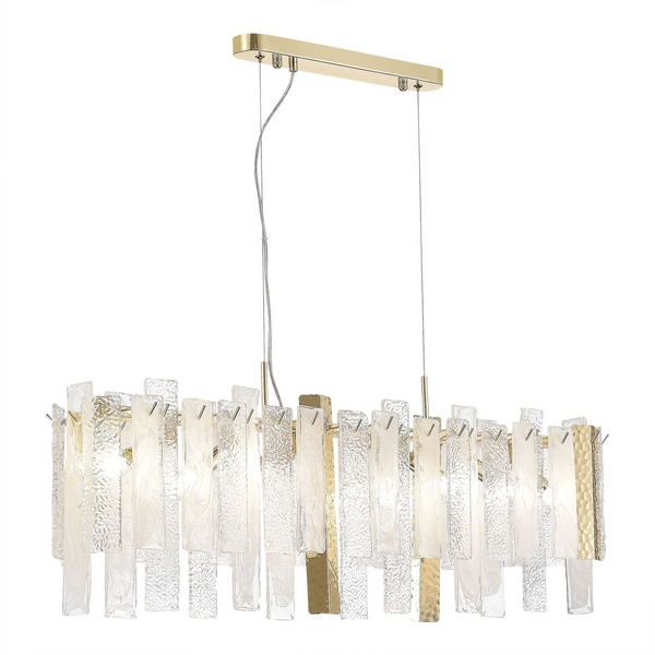 

Подвесная люстра ST Luce Scolare SL1636.203.08 Золотистый/Белый, Золотистый E14 8*40W, Scolare SL1636.203.08