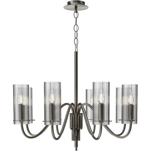

Подвесная люстра ST Luce SL2005 SL2005.103.08 никиль/прозрачный E14 8*40W, SL2005 SL2005.103.08