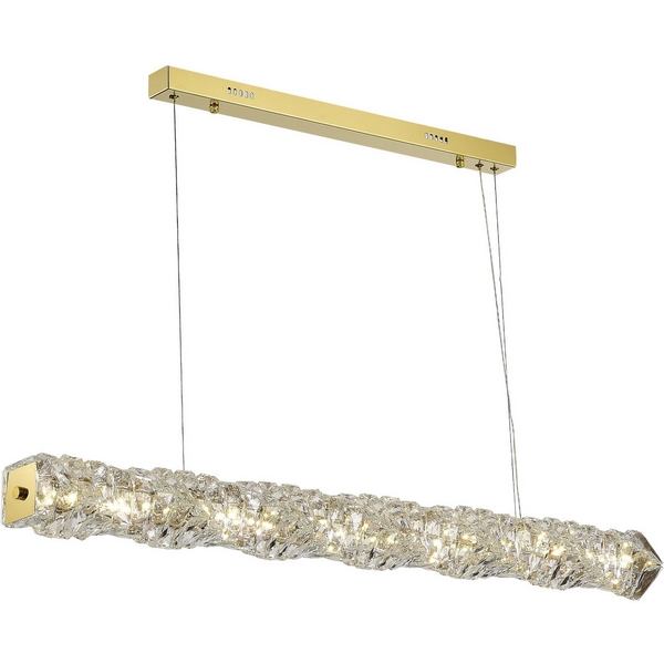 

Подвесной светильник ST Luce Espira SL6010.203.30 Золотистый/Прозрачный LED 1*30W, Espira SL6010.203.30