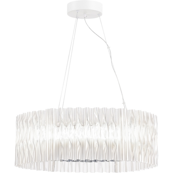 

Подвесная люстра ST Luce Nazare SL6012.103.01 Хром/Прозрачный LED 1*64W, Nazare SL6012.103.01