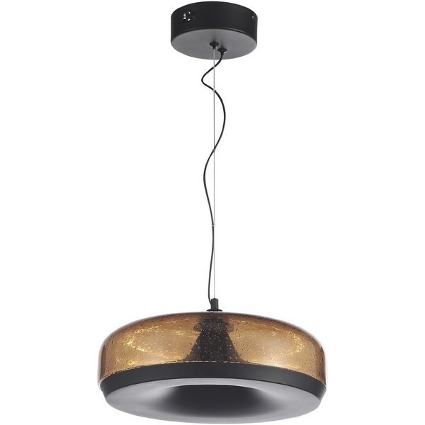 

Подвесной светильник ST Luce Ripple SL6014.603.01 Черный/Коричневый, с пузырьками LED 1*42W, Ripple SL6014.603.01