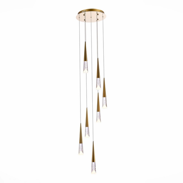 

Каскадный подвесной светильник LED ST Luce Sollen SL6111.203.07, Золото, Sollen SL6111.203.07