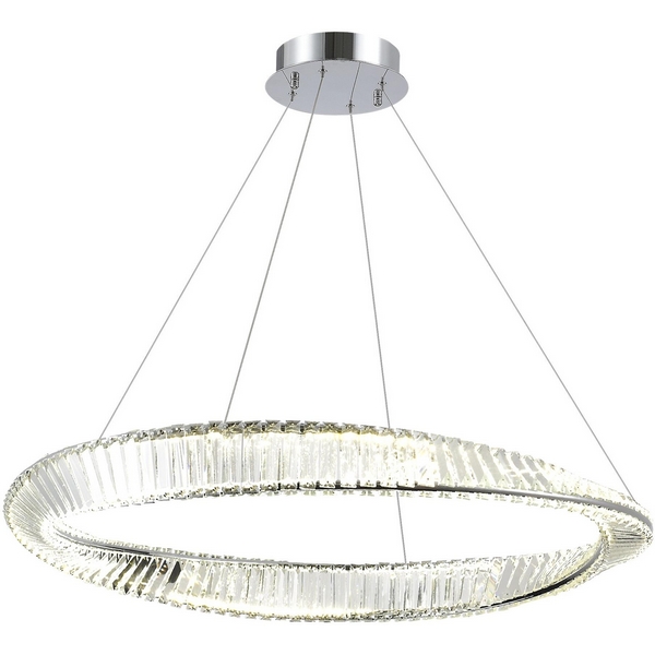 

Подвесной светильник ST Luce Ritorto SL6204.121.01 Хром/Прозрачный LED 1*58W 4000K, Ritorto SL6204.121.01