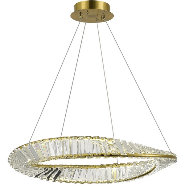 

Подвесной светильник ST Luce Ritorto SL6204.301.01 Латунь/Прозрачный LED 1*32W 4000K, Ritorto SL6204.301.01