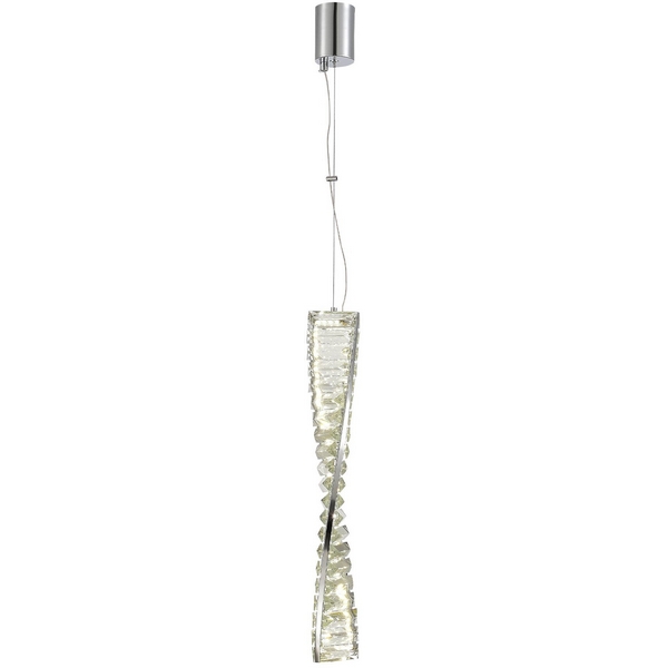 

Подвесной светильник ST Luce Elica SL6205.103.01 Хром/Прозрачный LED 1*11W 3000K, Elica SL6205.103.01