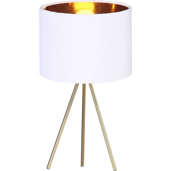 

Настольная лампа ST Luce Fuego SL6242.504.01 Золотистый/Белый E27 1*40W, Fuego SL6242.504.01