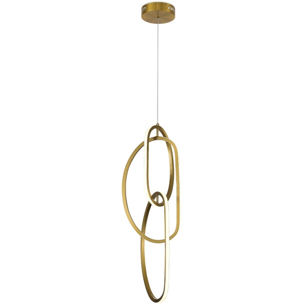 

Подвесной светильник ST Luce Abra SL6505.213.42 Золотистый/Золотистый LED 1*42W 4000K, Золото, Abra SL6505.213.42