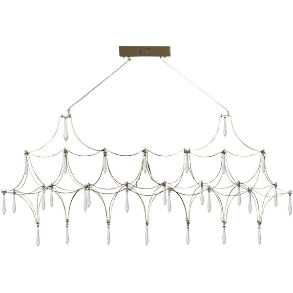 

Подвесная люстра светодиодная ST Luce Gravetta SL6603.203.17, Золото, Gravetta SL6603.203.17