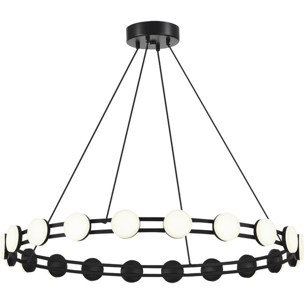 

Подвесной светильник ST Luce Monro SL6610.403.20 черный/белый LED 1*40W 4000K MONRO, Monro SL6610.403.20