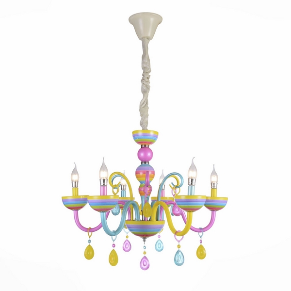 

Подвесная люстра детская ST Luce ORNATO SL672.783.06, Разноцветный, ORNATO SL672.783.06