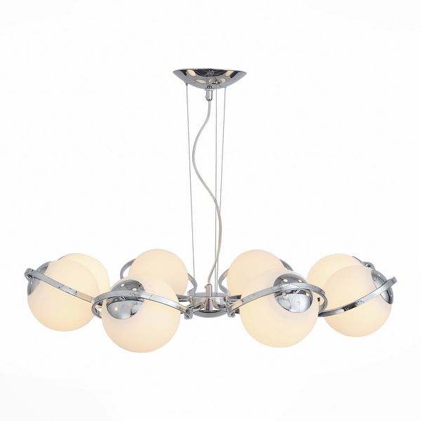 

Подвесная люстра ST Luce LOOPO SL848.103.08, Белый, LOOPO SL848.103.08