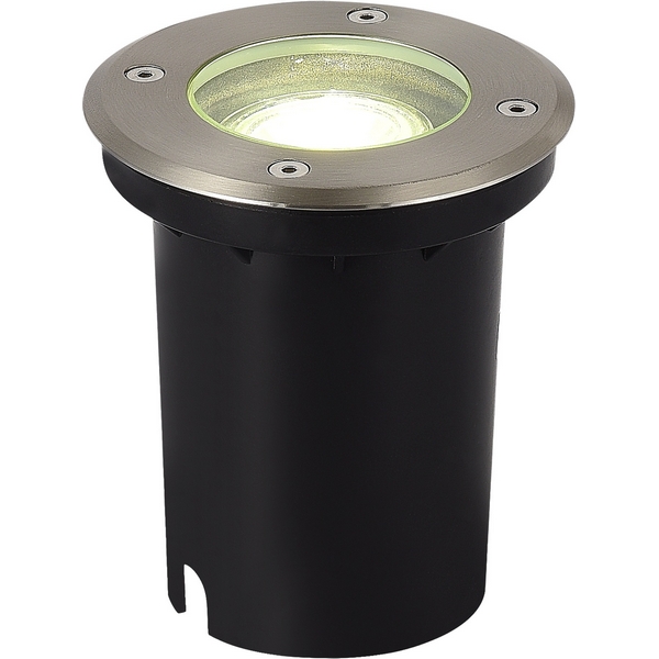 

Встраиваемый круглый светильник IP67 ST Luce Walker SL9013.408.01 черный/стальной GU10 1*50W, Серый, Walker SL9013.408.01
