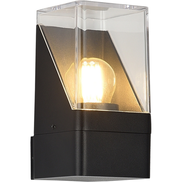 

Настенный уличный светильник ST Luce Slide SL9016.401.01 черный/черный E27 1*15W, Slide SL9016.401.01