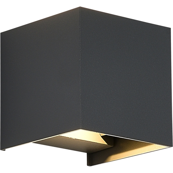 

Настенный уличный светильник IP65 ST Luce Brik SL9513.701.01 серый/серый LED 1*10W 2700K BRIK, Brik SL9513.701.01