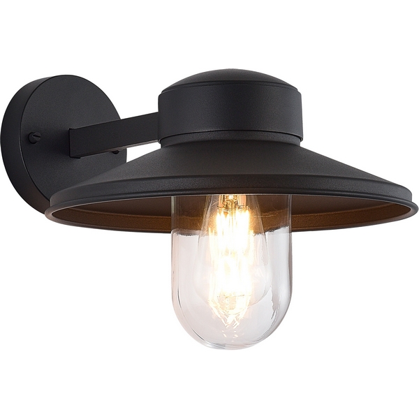 

Настенный уличный светильник IP54 ST Luce Basko SL9542.701.01 темно-серый/прозрачный E27 1*60W, Basko SL9542.701.01