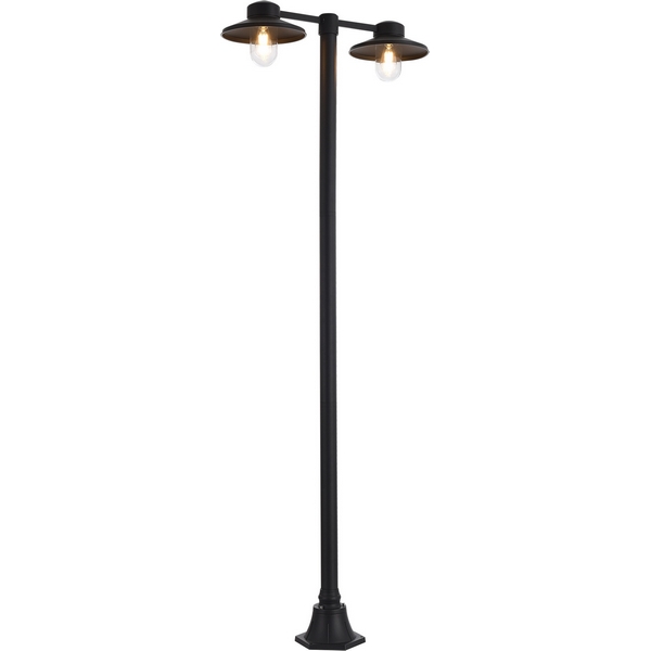 

Наземный светильник ST Luce Basko SL9542.705.02 темно-серый/прозрачный E27 2*60W, Basko SL9542.705.02